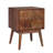 Emet Semi-Assembled Solid Wood 2-Drawer Nightstand-254005863