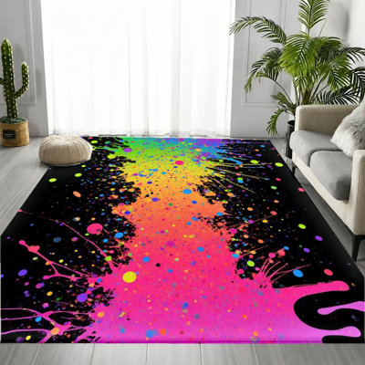 Tapis Neon Abstract