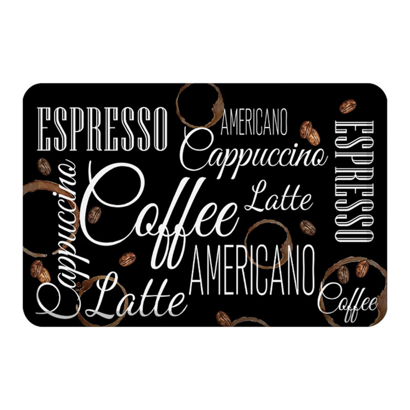 Coffee Shop Synthetic Water Resistant Anti-Fatigue Non-Skid Kitchen Mat