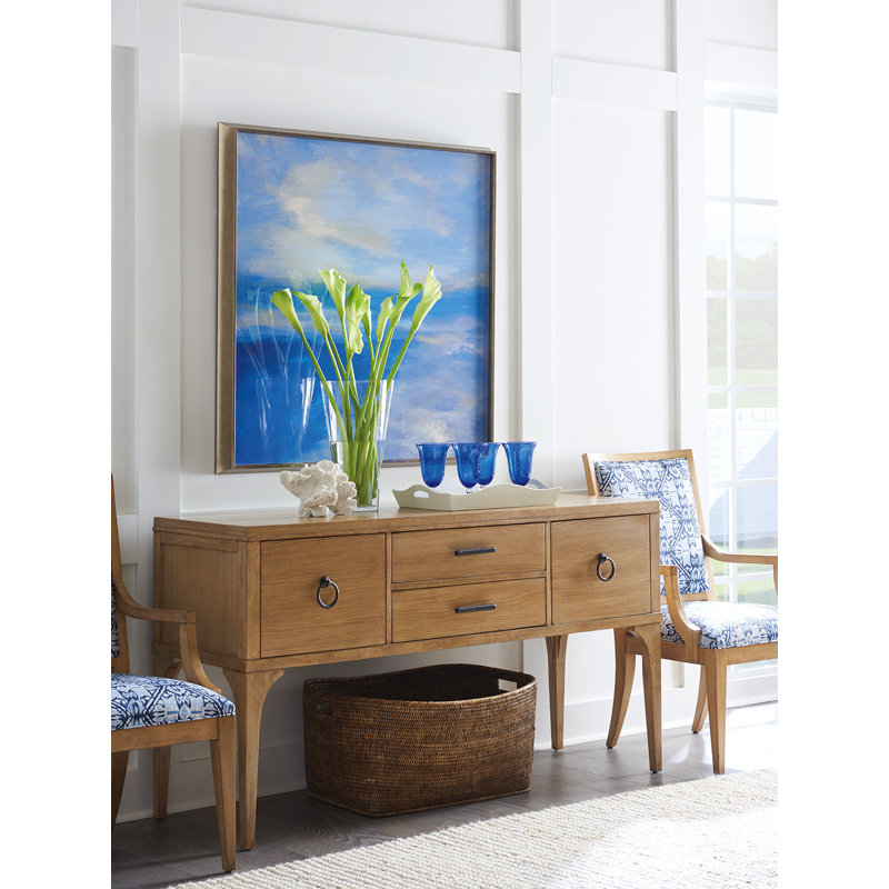Newport 62'' W Solid Wood Buffet, Sandstone