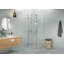 Halo 36.5 in. x 36.5 in. x 78 in. 90-degree Fully Frameless Glass Hinged Shower Enclosure-1273485605