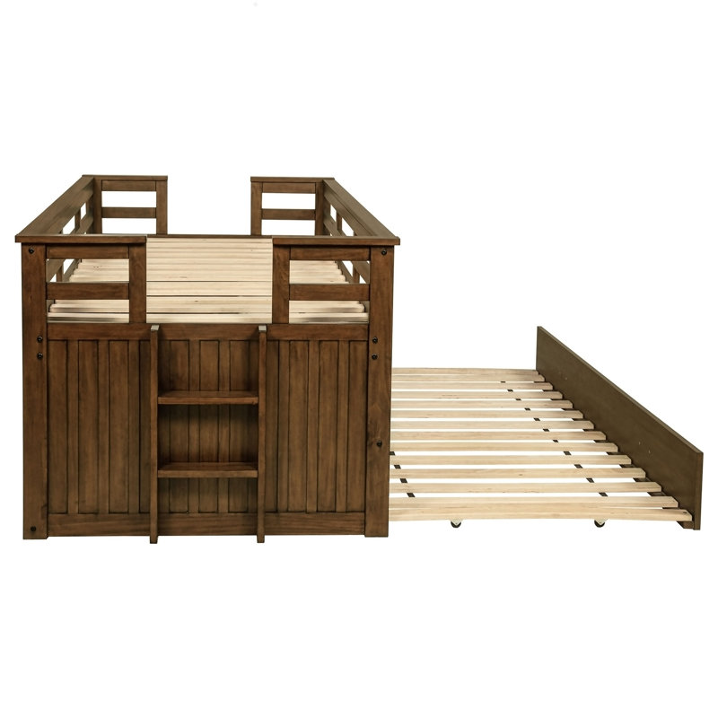 Lit simple capitaine avec lit gigogne Starboard