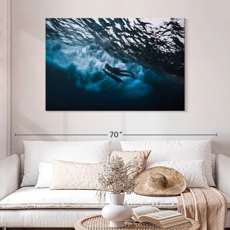 Senne Surfer Dive, 32" H x 48" W