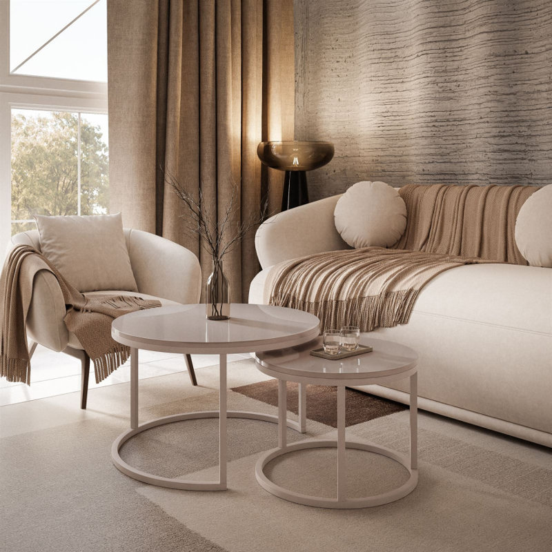 Adaliz Coffee Table, Cashmere