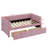 Upholstered Daybed With Ergonomic Design Backrest And 2 Drawers-1176343534