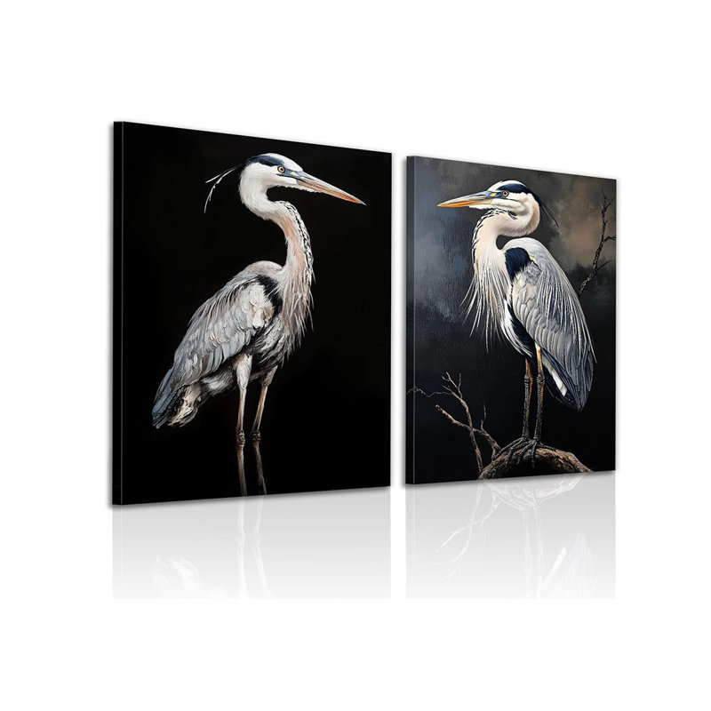 2 Piece Wrapped Canvas Print, 60 cm H x 80 cm W