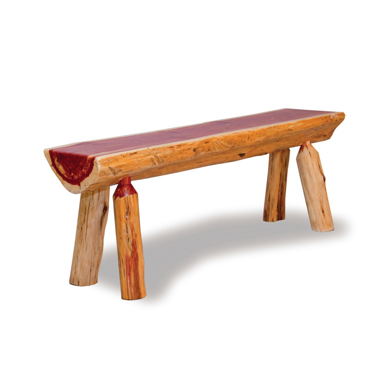 Banc en bois Sherwin, H 18 po x l 72 po x P 12 po