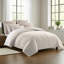 Ensemble de couvre-lit en coton naturel / ivoire Walker-110450201