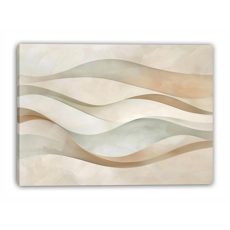 Art mural sur toile sauge Drift, H 16 po x l 24 po x P 1,5 po