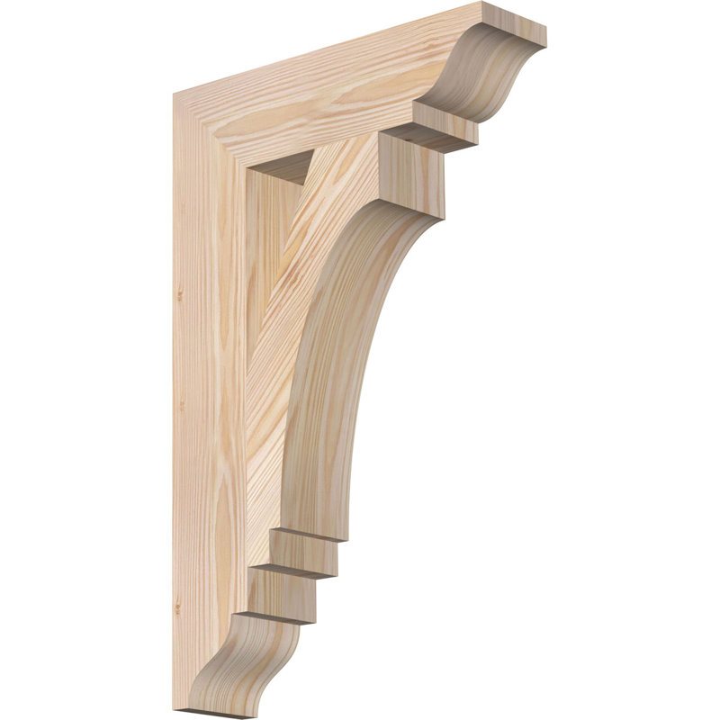 Support impérial traditionnel, H 22 po x l 3,5 po x P 14 po, Douglas (lisse)