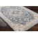Tapis beige / bleu / rouge