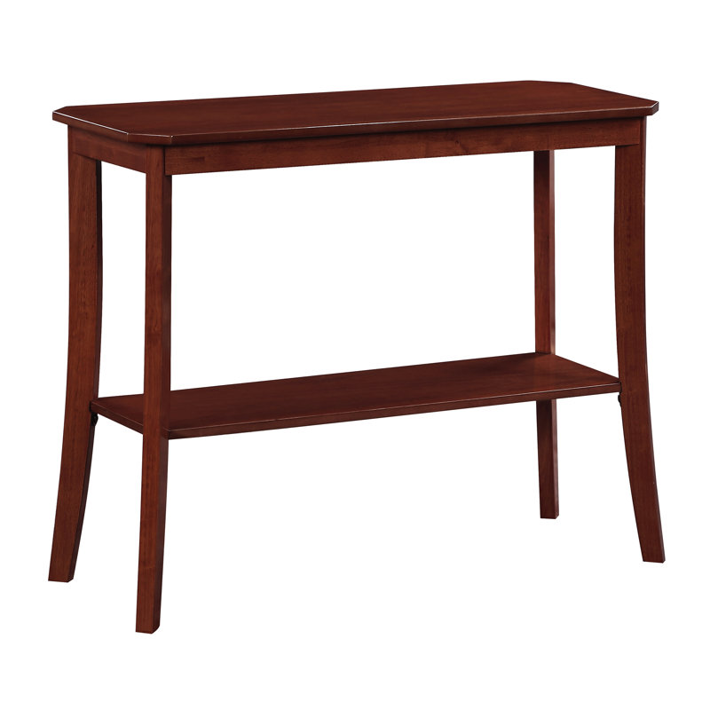 Slayter 38"W Console Table with Storage, Mahogany, 30" H x 38" W x 14" D