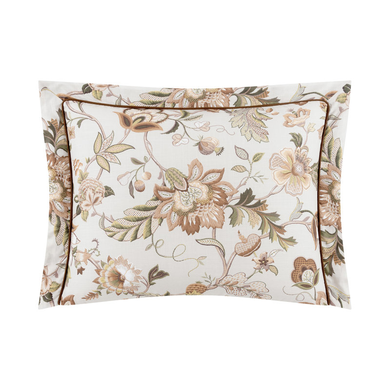 Esmeralda Floral Comforter Set, Queen Comforter + 3 Additional Pieces