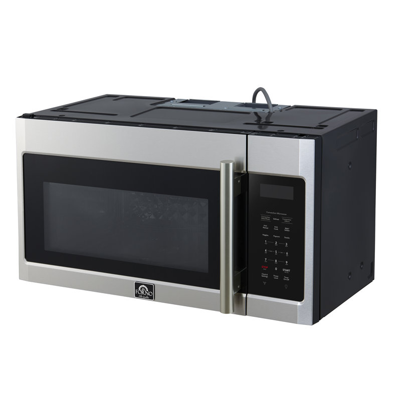 Forno Fornace 30-Inch Over the Range Convection Microwave, Stainless Steel – 1.5 cu.ft, 300 CFM
