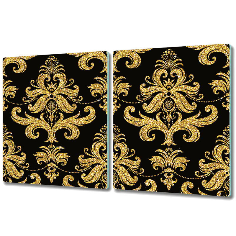 Marlatt Modern Abstract En Pattern Chopping Board, 30cm L x 52cm W
