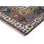 Tapis traditionnel gris en laine noué à la main 8 pi 11 po x 11 pi 11 po Oushak