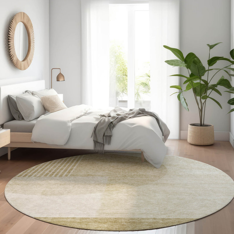 Tapis intérieur / extérieur Ayush, Rond 8 pi