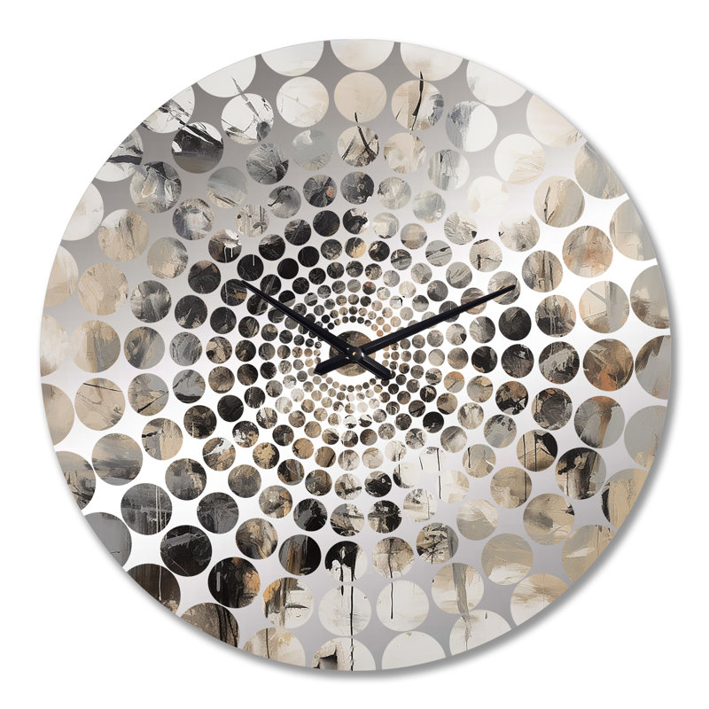 Brumov - Horloge murale géométrique abstraite, Très grand