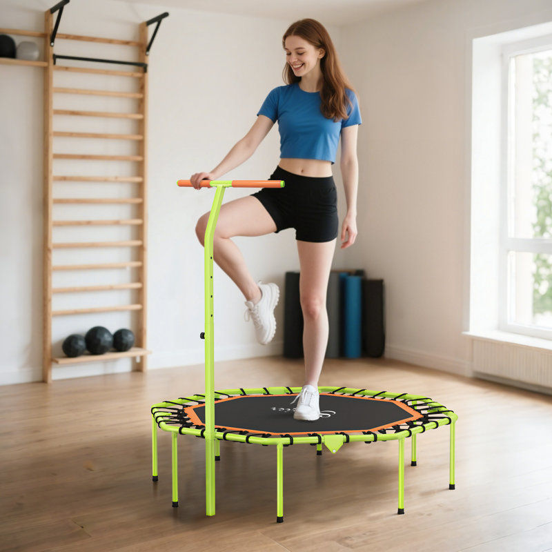 Trampoline 50 po pliable avec poignée réglable