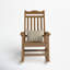Chaise berçante d'extérieur en plastique avec coussins Allamon-1280601372