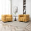 Fauteuil pivotant capitonné large de 38 po Ashyiah-83101705