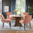 Corduroy Upholstered Solid Wood Dining Chair Side Chair (Set of 6)-105356787