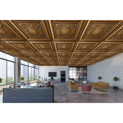 Carreau de plafond en PVC 2 pi x 2 pi Falkirk Perth