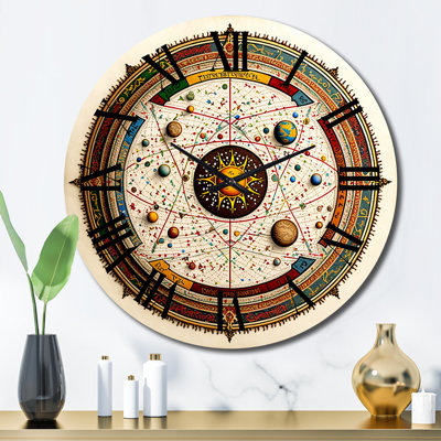 Horloge murale en métal