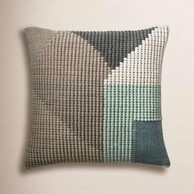 Kacie 22" x 22" Embroidered Throw Pillow