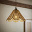 18cm H Empire Pendant Shade ( Screw On ) in Cream