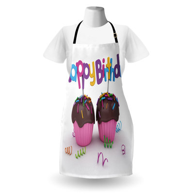 Birthday No Pattern Bib Apron