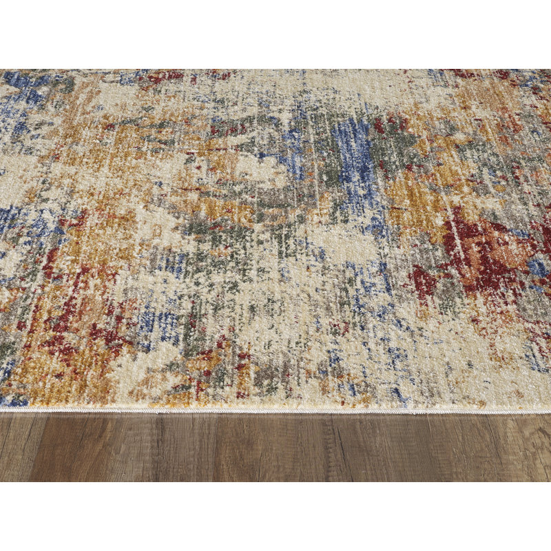 Dovidio Abstract Indoor Rug, Rectangle 5' x 7'