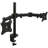 Mount-It Double Monitor Desk Stand Arm | Two Articulating Arms Fit Two Screens 17 - 27 in. Computer