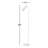 Hill 48'' Antique Brass Task Floor Lamp