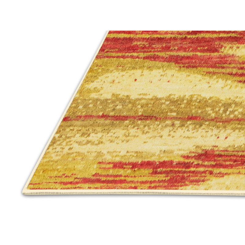 Abstract Indoor Rug, Rectangle 3' x 5'