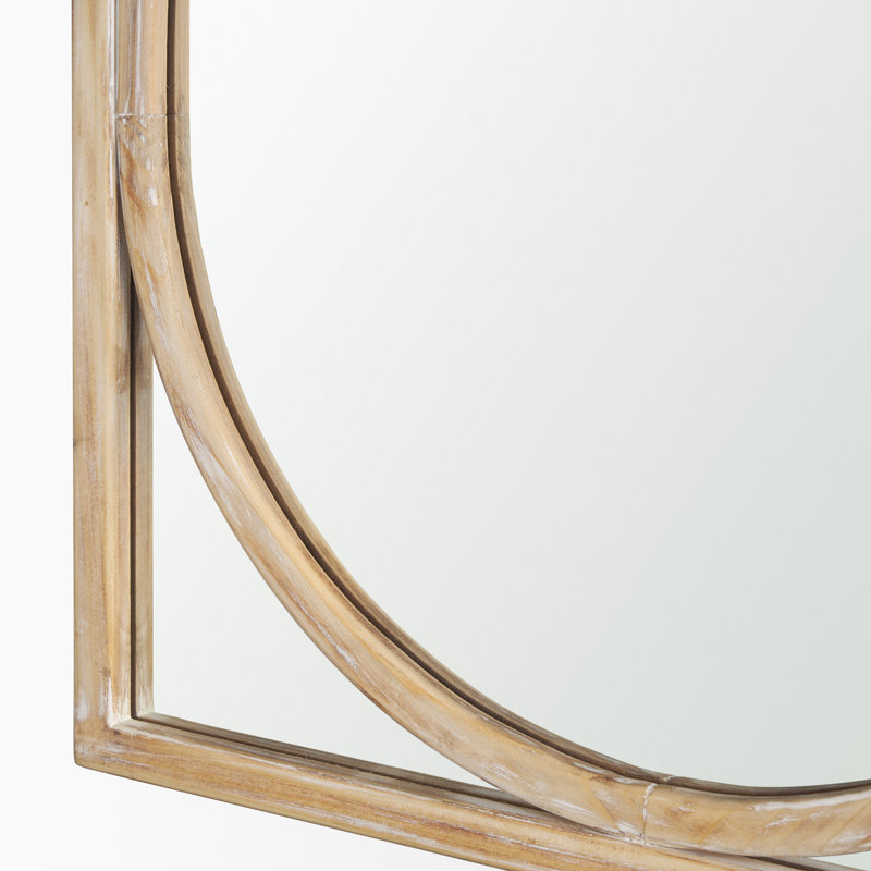 Longino Solid Wood Rectangle Mirror