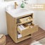 Ensemble de meuble-lavabo simple en marbre Kaiser-512198097