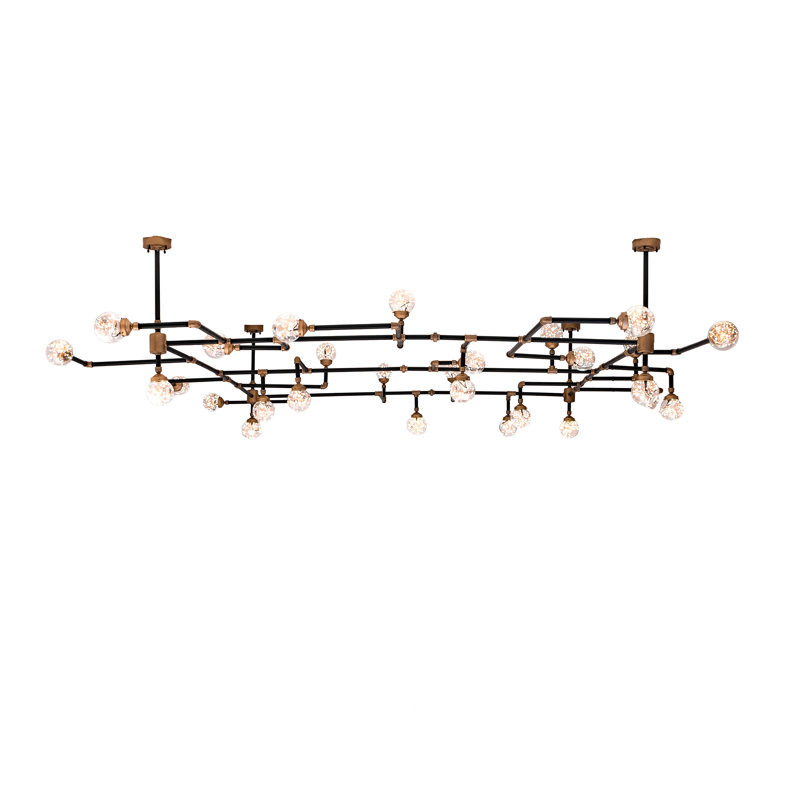 PipeDream 28 - Light LED Chandelier