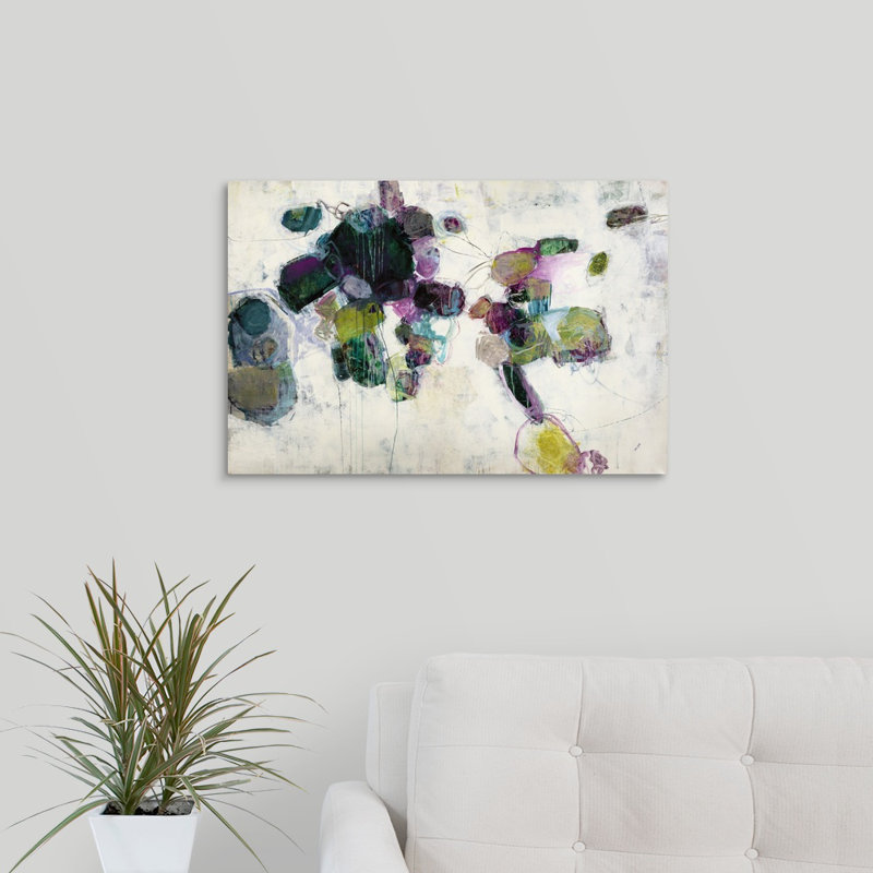 « gobble de gook », peinture sur toile, H 16 po x l 24 po x P 1,25 po, Toile tendue