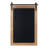Tableau noir mural en bois
