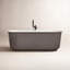 Baignoire de trempage autoportante en acrylique de couleur 59 po x 27,56 po-91059563