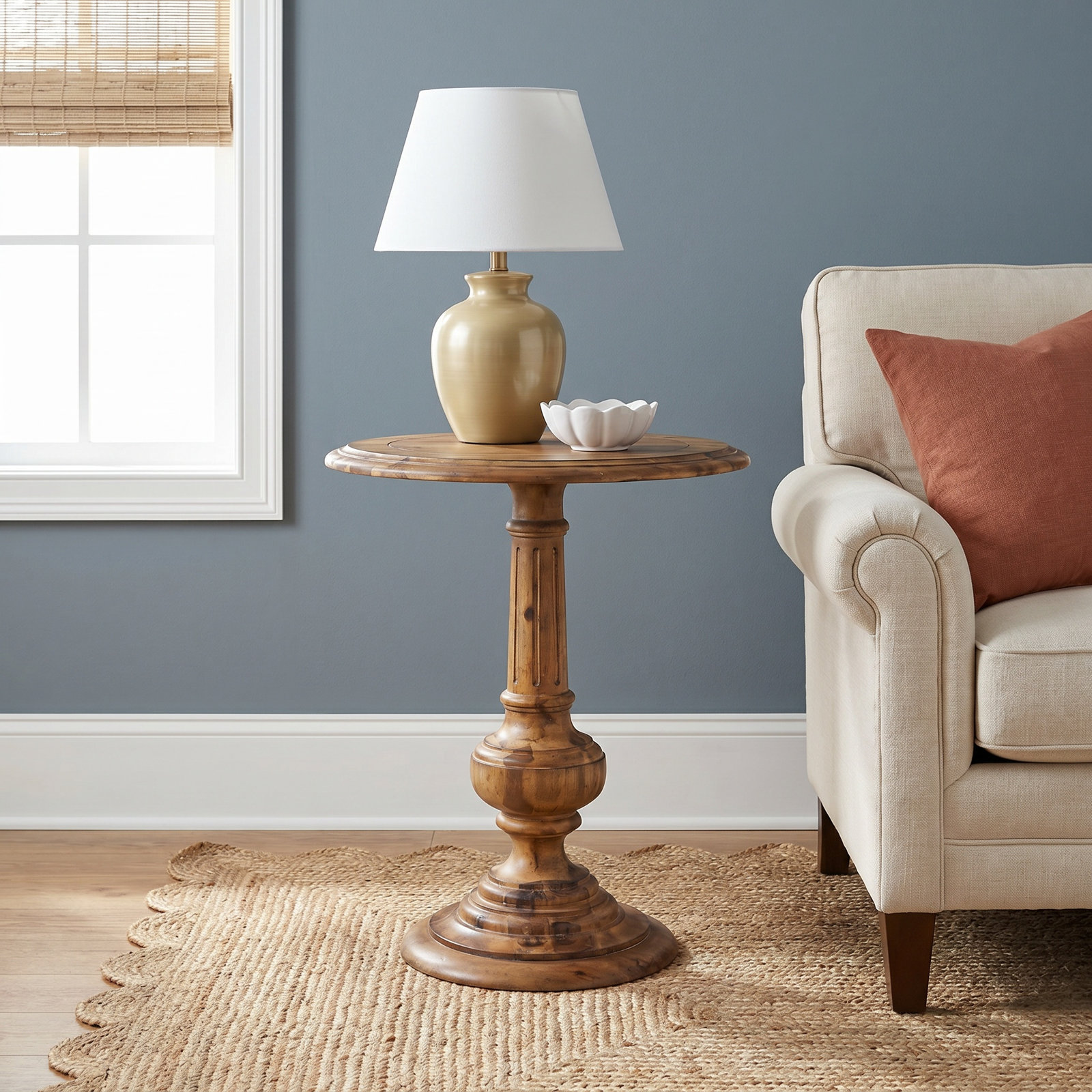 Veronica 22" Acacia End Table