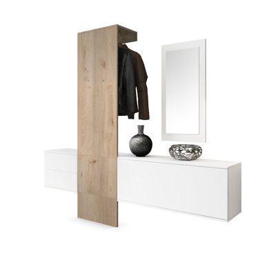 Mccurdy Hall Tree 209cm Wide with Shoe Storage
