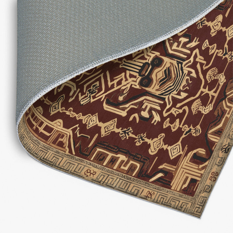 Tapis intérieur et extérieur ArtDeco, Rectangulaire 2 pi x 3 pi