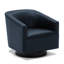 Fauteuil demi-tonneau pivotant en simili cuir Hall-687123747