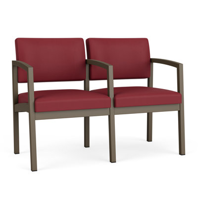 Lenox Steel Waiting Reception 2 Seat Tandem Seating Metal Frame