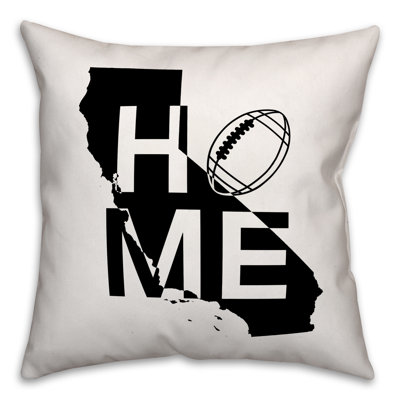  Oakland Home Football Indoor/Outdoor Throw Pillow