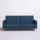 81.5" Amber-Square Arm Sleeper Sofa With 8-Button Tufting In MCM Vintage Design
