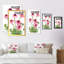 «Blossoming Pink Echinacée - Farmhouse», œuvre d'art sur toile-1339663174-1339663175
