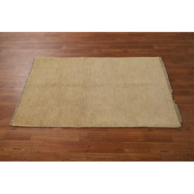 Handmade Wool Gabbeh Oriental Foyer Rug 3x4
